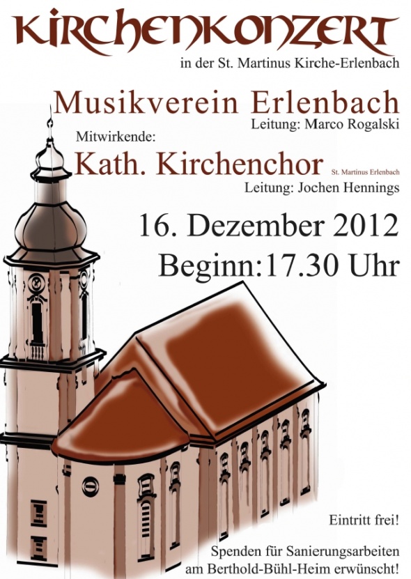 Musikverein Erlenbach Kirchenkonzert 2012